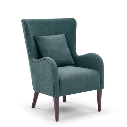 Blue accent chair